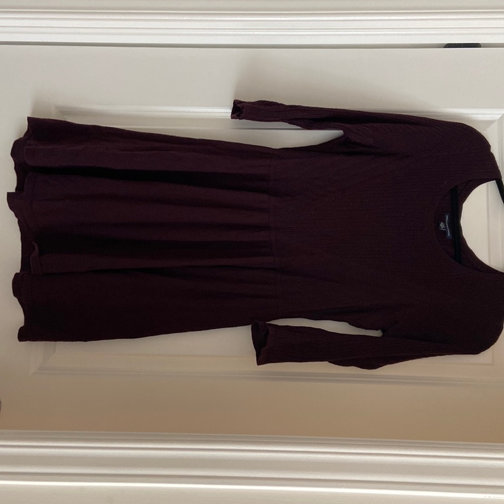 Maroon/Burgundy light knit dress